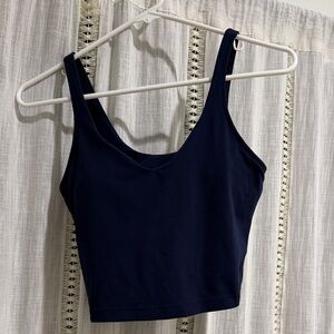 Navy lululemon Align Cropped Tank Top